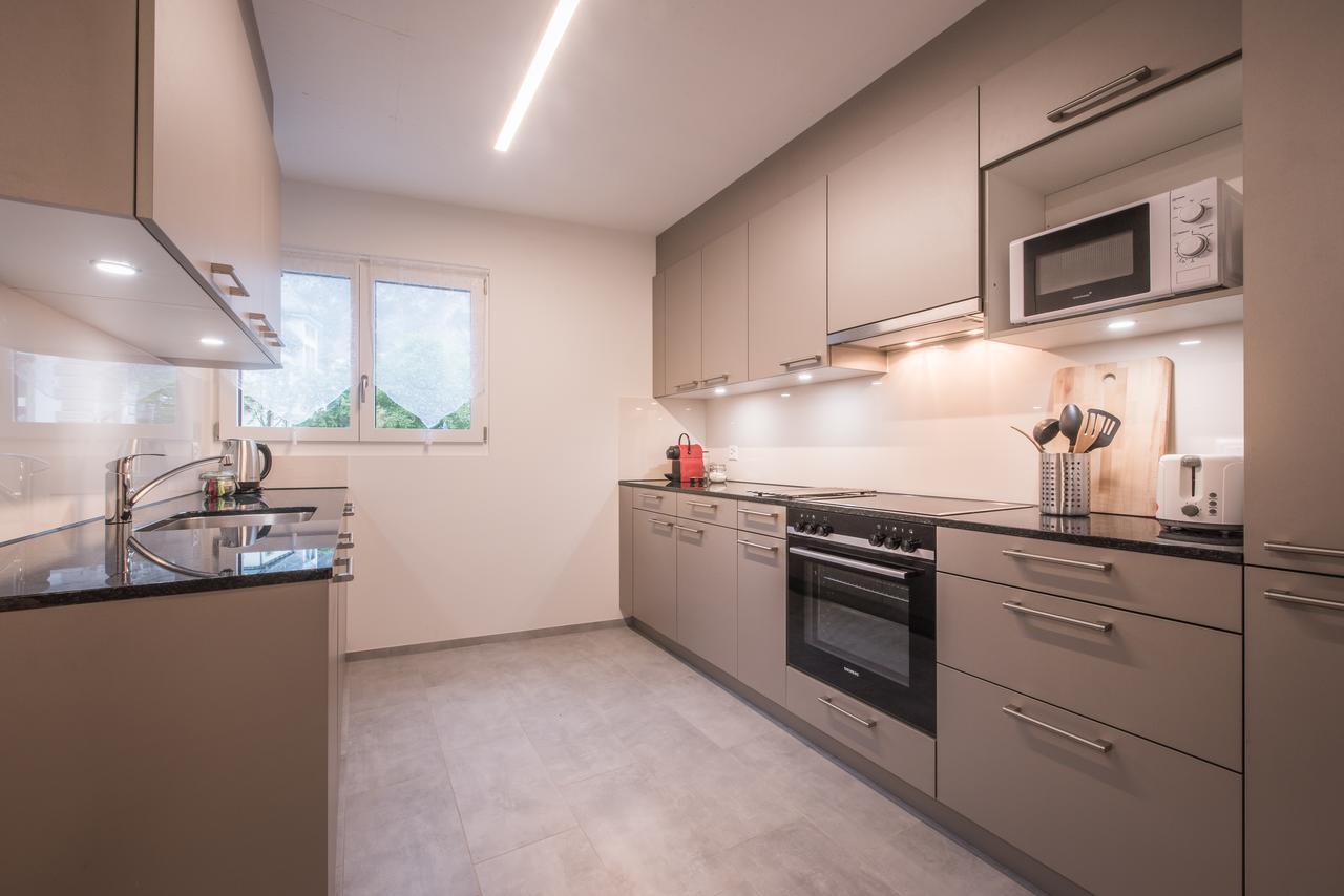 City Center Apartment - 因特拉肯 外观 照片